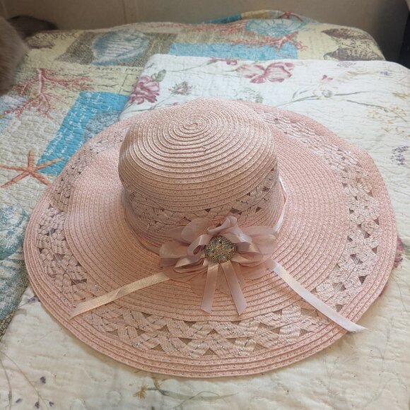 Light pink sun hat - Picture 1 of 4